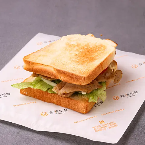 里肌豬排吐司